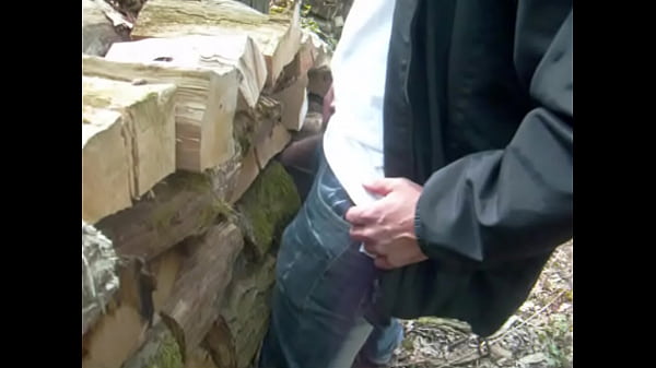 Waldfick nach beim wichsen erwischt