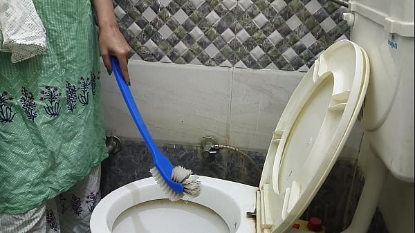 Indian beautiful Fucked step mother naughty stepson alone at home fuck cum in mouth in washroom real orgasam hindi audio