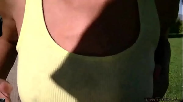Sexy Tiny Trisha Anal Masturbate Outdoor