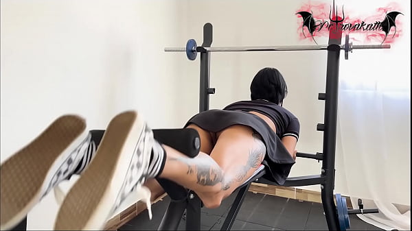 Masturbating in the gym