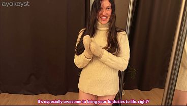 A warm sweater and you is all I need now. Homemade POV sex 21 min