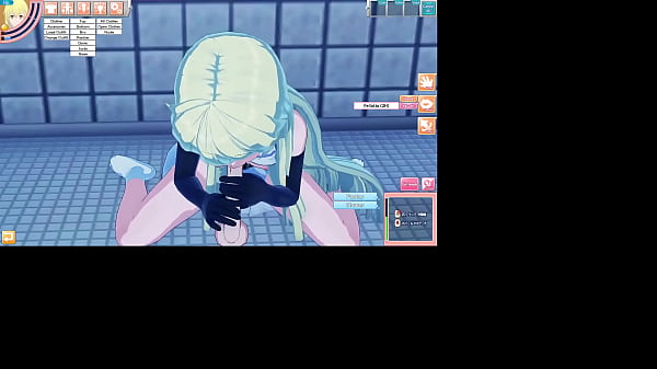 3D Hentai | A night of sex with ais wallenstein in the shower