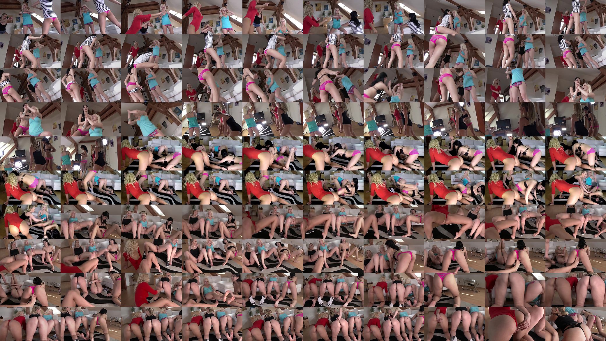 4 Hot Ladies Yoga Exercise 预览图
