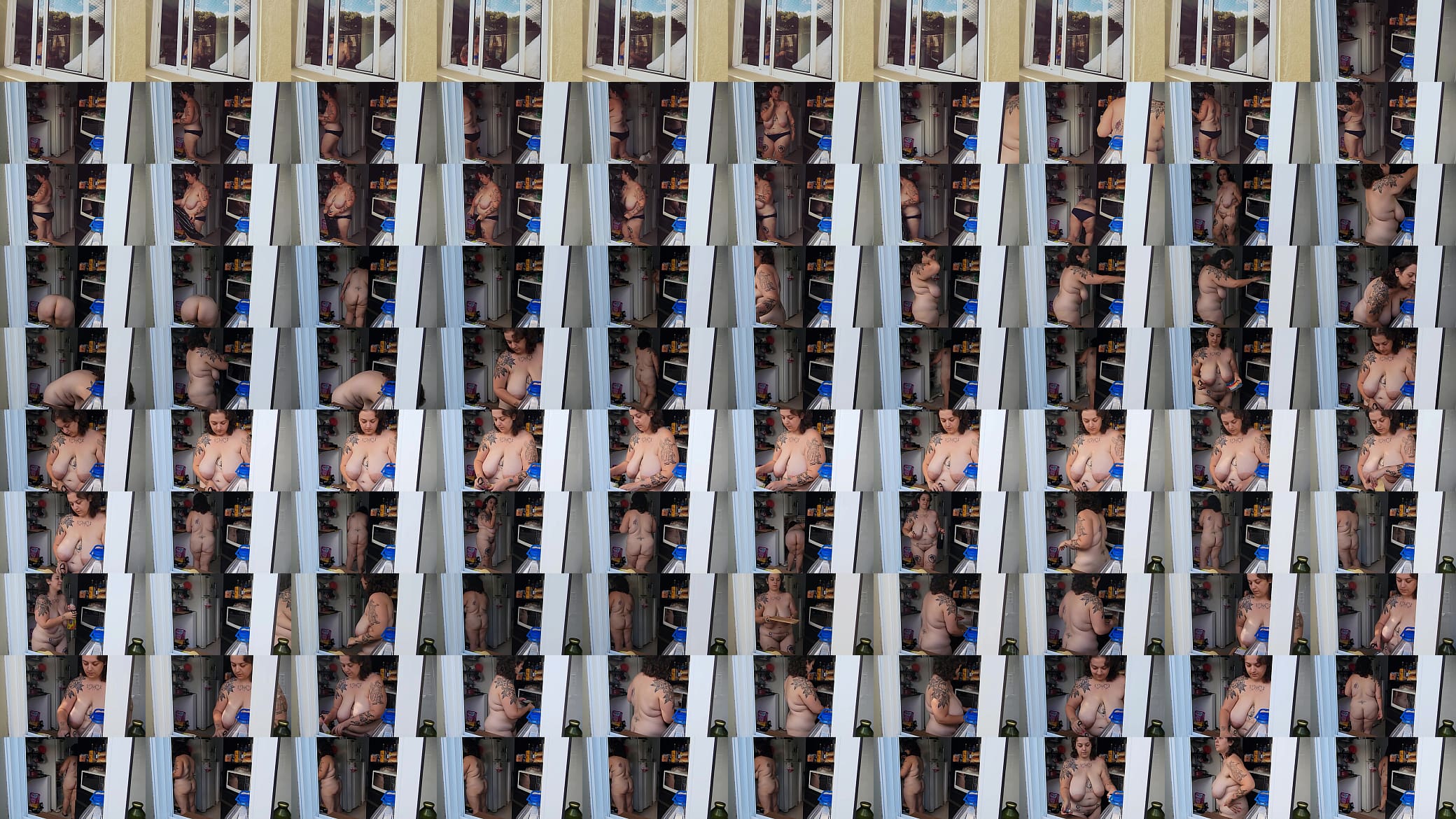Finally caught my neighbor fully naked 预览图