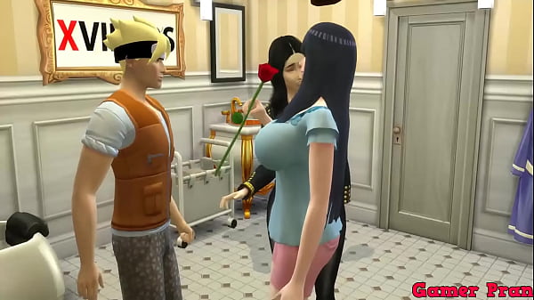 Download Video - Sexo Grupal Cap 6 Naruto y su Madrastra hinata e Conocida hanabi queda no pueden salir del ba&ntilde;o terminan montandose un encuertro con su  Vecina