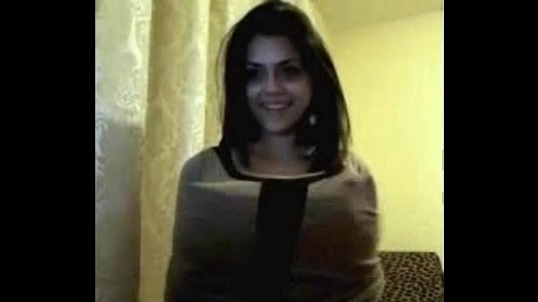 Hot brunette shows her body