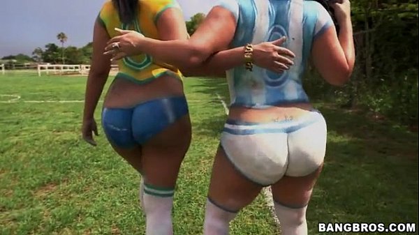 Big ass latinas playing soccer before fucking