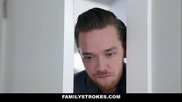 Horny stepsister gets caught being fucked - Kal...