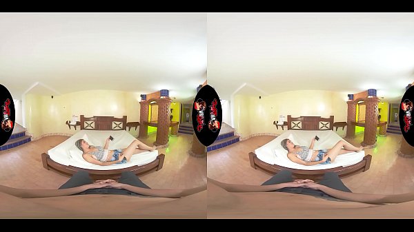 VRLatina.com - Horny Young Babe with Big Tits in VR