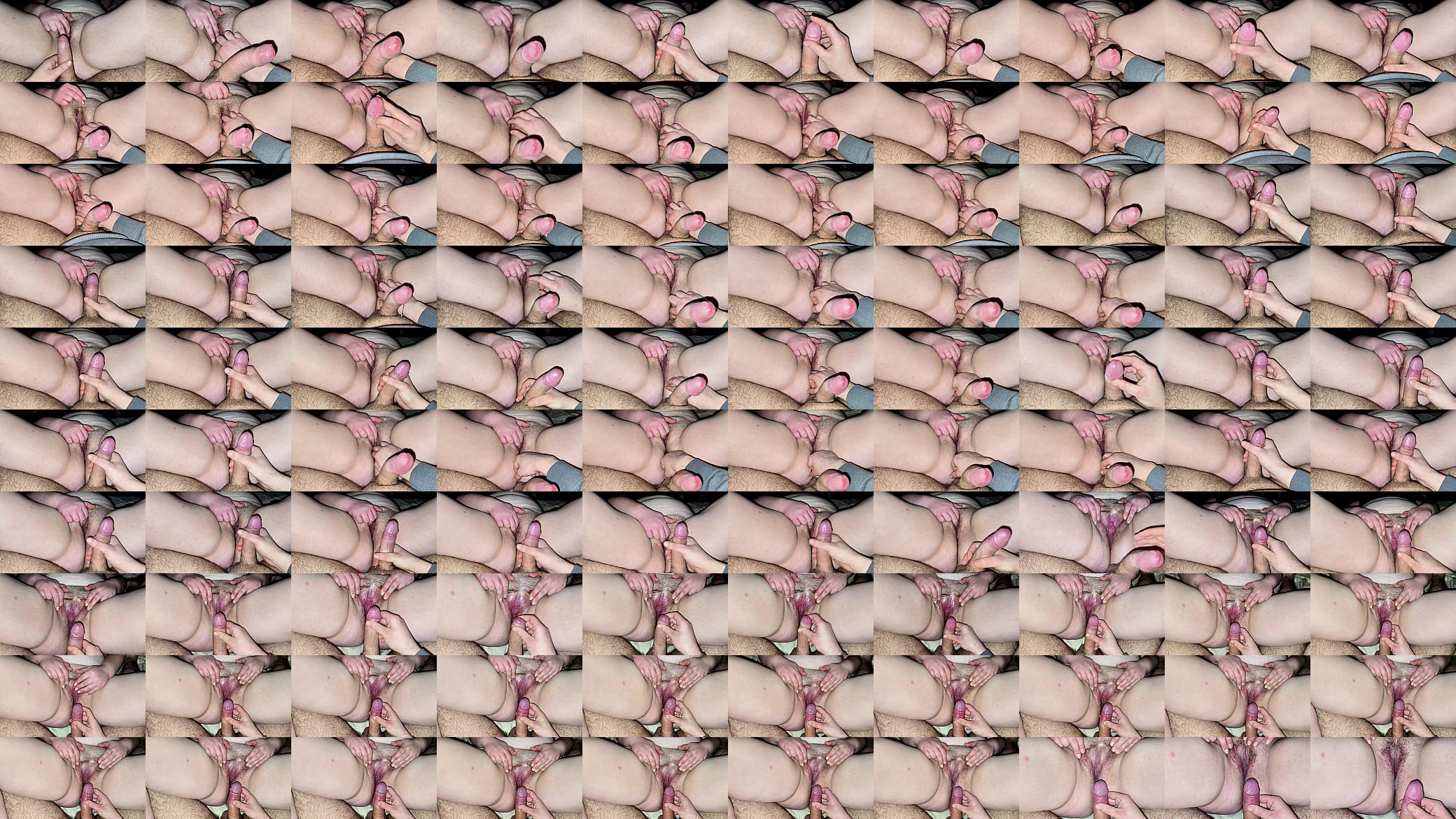 Intense Mutual Masturbation, Releasing a Large Load of Sperm 预览图