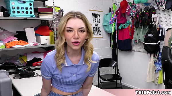 Download Video - Cute teen Demi Hawks caught shoplifting and now its time for her tiny pussy to get punished