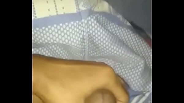 Straight playing with his cock