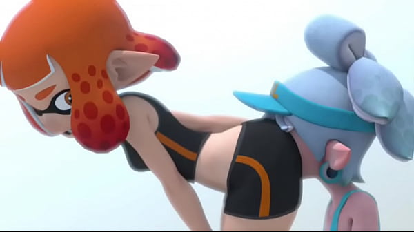 Splatoon Inkling girl X Marie ass worship