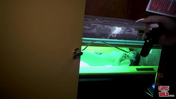 GIRLS GONE WILD - Young Latina Gabriela Lopez Pulled From Tanning Bed To Join The Fun