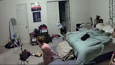 MILF caught masturbating with BBC