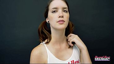 Starshine Busty Inked Brunette Sloppy Handjob Rimjob Passionate Heat!