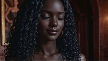ebony western courtesan destroyed by multiple men ai interactive video 