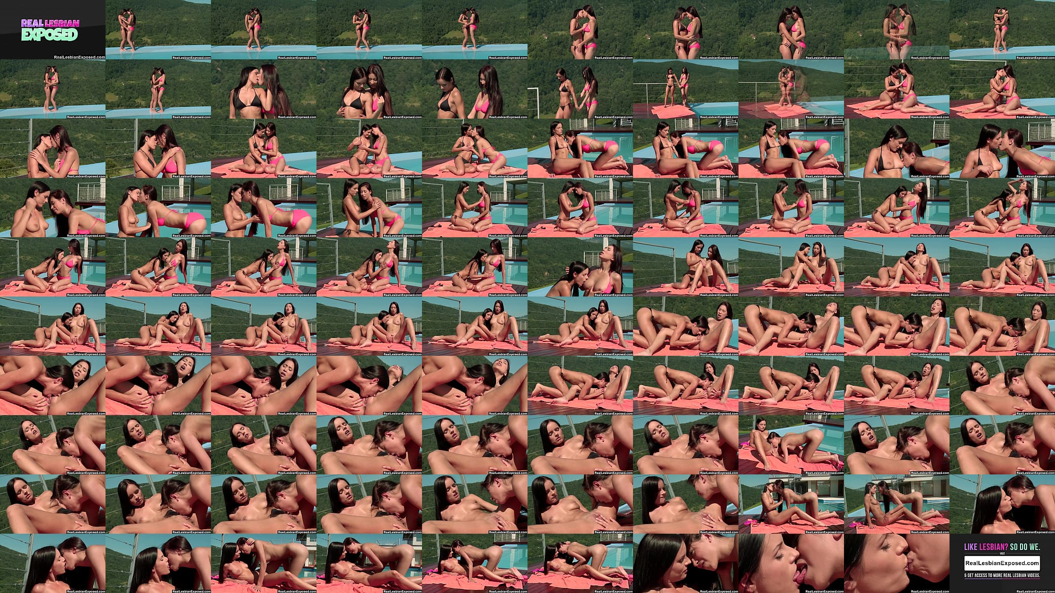 Outdoor By The Pool Girl On Girl Fun 预览图