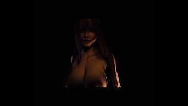 3D HQ Brunette  Breast Expansion Big Tits POV  Cowgirl sex wSound added