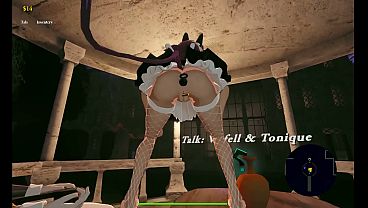 Mousetrap Theft & Bondage [ BDSM Hentai Game ] Ep.4 TWERKING in bunnysuit for a FEMBOY and FUTANARI couple !