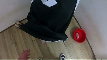 Vintage Maid Submission – Deepthroat, Heel Fetish & Messy Double Cum