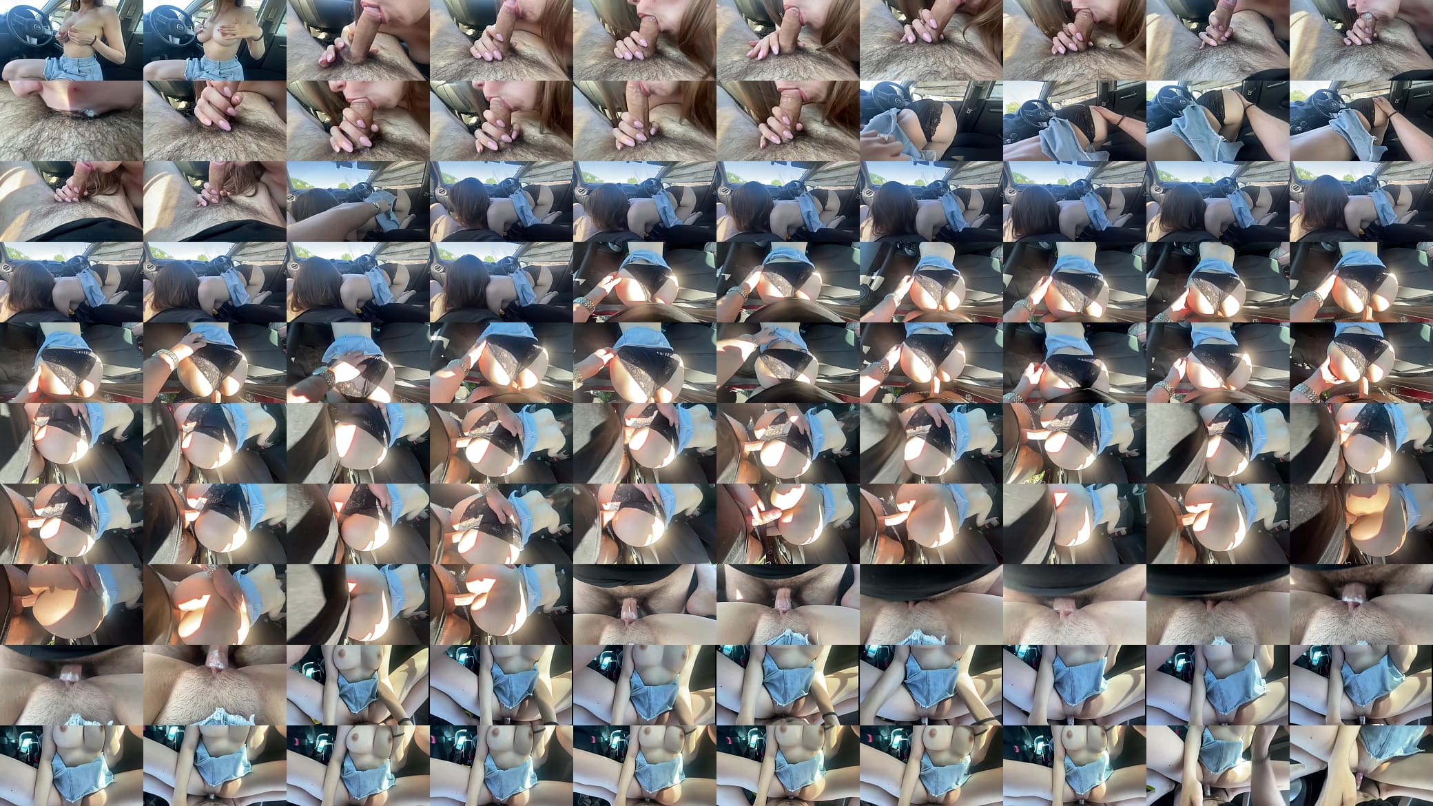 stepsister loves to fuck in the car 预览图