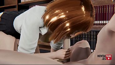 Uraraka játékosan szopogatja Bakugó farkát