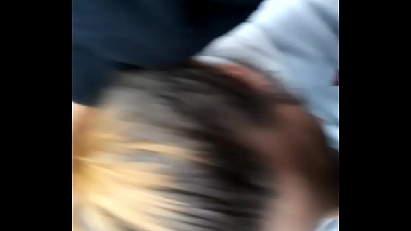 Outside blowjob