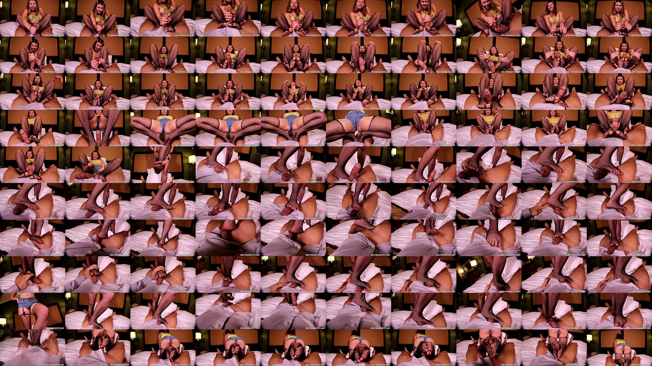 Fishnet Footjob Fantasies 预览图