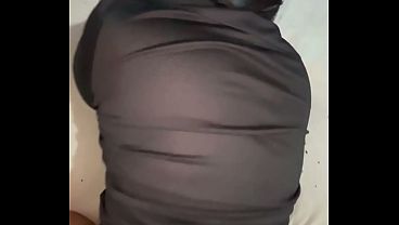 A hot chick getting fucked doggy style until she cums on my dick.