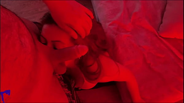 Latina MILF under Red Light Sucks Balls, Spits ...