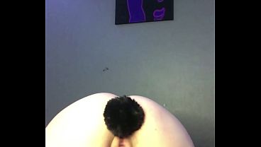 Cute Stacked Teen Plugs Her Tight Ass With Her Bunny Tail Before Fucking Herself With Her Anal Dildo | The Panty Bank - Used Panties