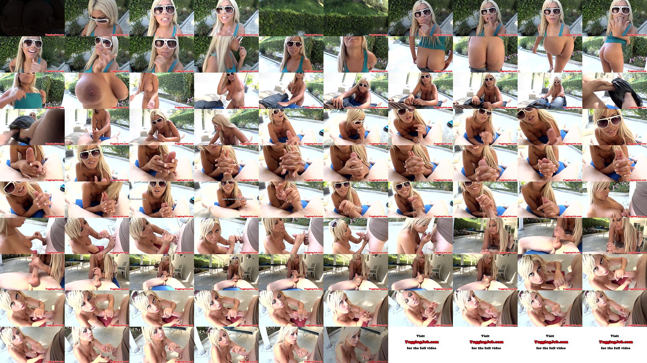 Hj loving latina MILF tugs dick outdoors 预览图