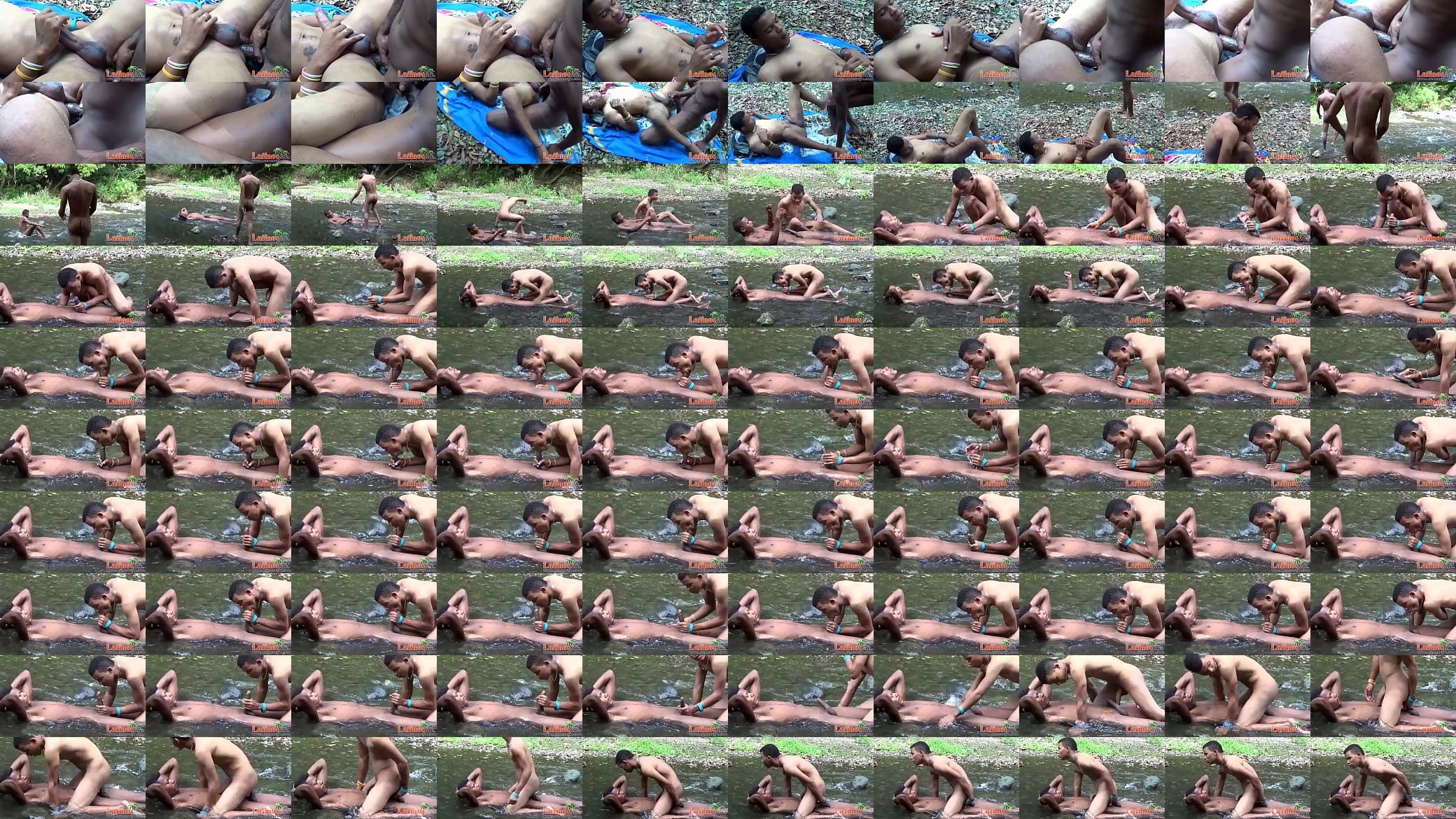 Passion-driven Latino boys having outdoor anal 预览图