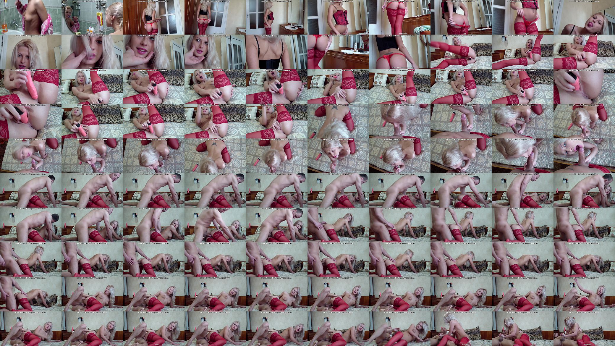 Lingerie doll fucks dildo and cock and does amateur oral sex 预览图