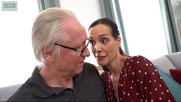 Hot MILF Gets Fucked And Creampied By Her Pervy Old Neighbor Hans