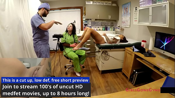 Download Video - Nurse Lenna Lux Examines Standardize Patient Stefania Mafra While Doctor Tampa Watches During 1st Day of Student Clinical Rounds At GirlsGoneGyno Reup