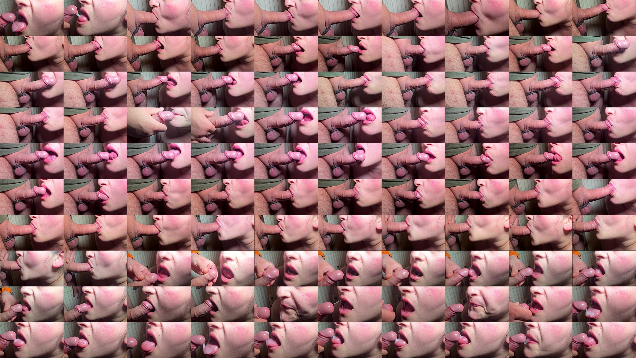 Close up Blowjob - Every drop on the tongue awakens a new fire in her 预览图