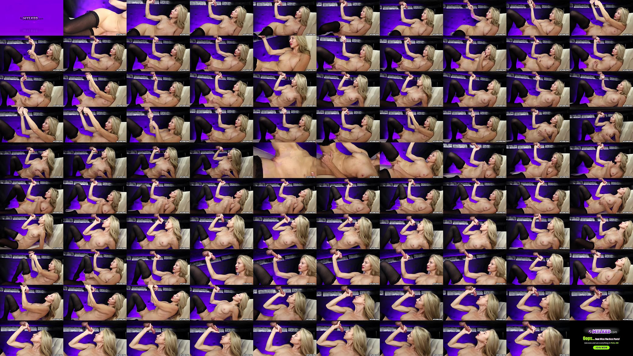 Leggy Blonde MILF Mylked Cock Milking Video  - Ciel 预览图