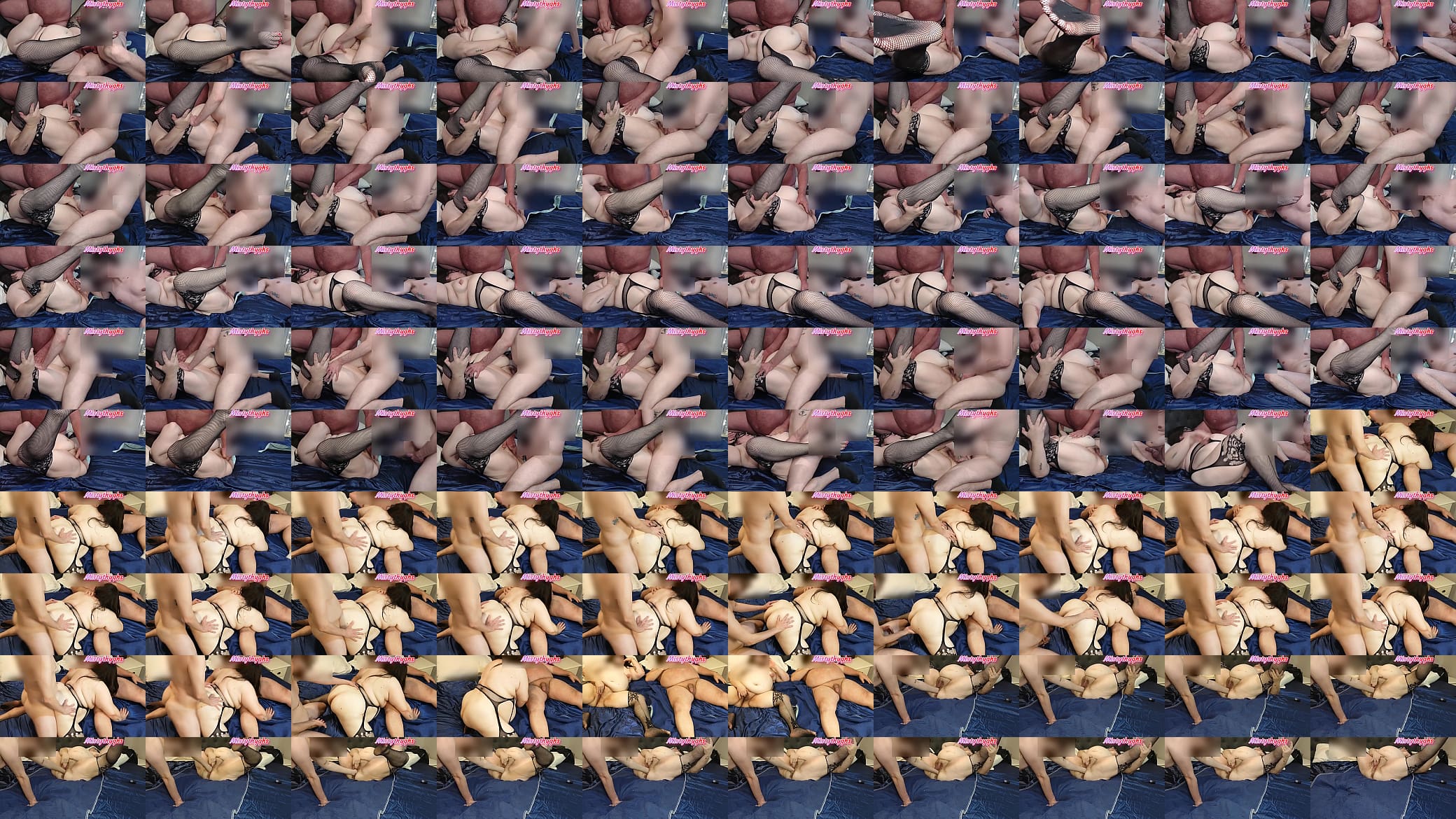 BBW Mistythyghs Fisted in Gangbang 预览图