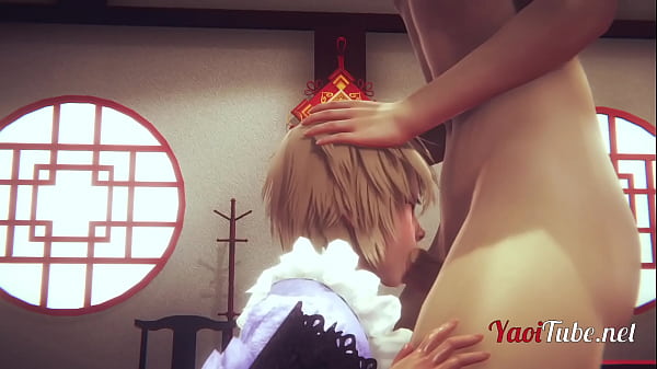 Download Video - Final Fantasy VII Yaoi - Cloud Crossdress Like a Girl in Honeybee Sissy Femboy Anal Blowjob and Creampie 1-2