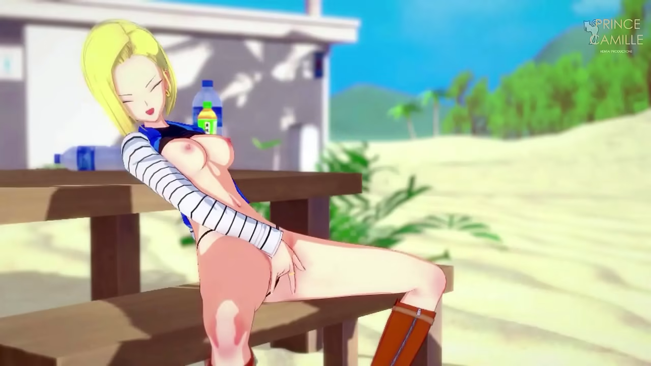 Android 18 is a hot little slut Compilation