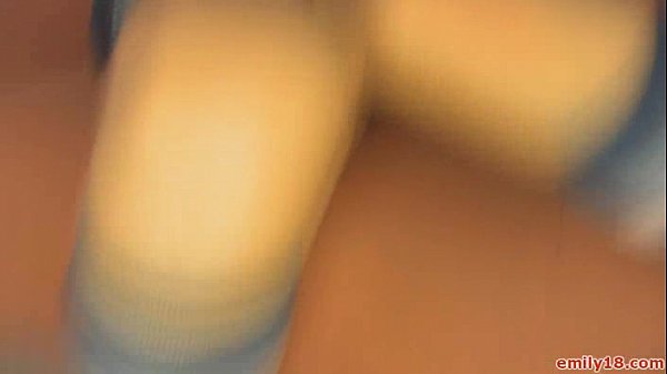 Small tits and blue panties