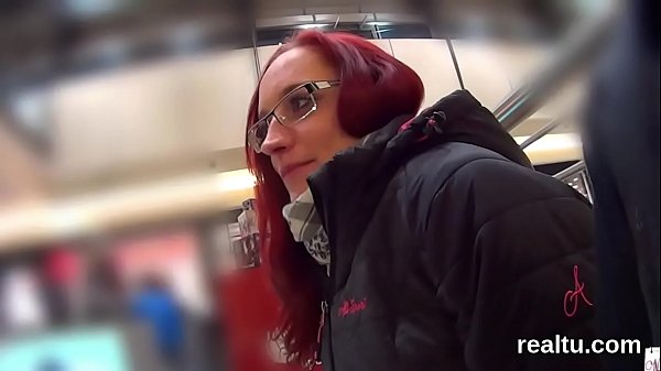 Perfect czech sweetie is seduced in the shopping centre and poked in pov