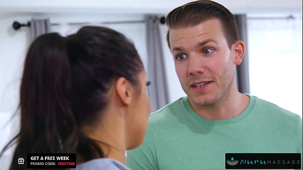 Download Video - NuruMassage Busty Maid Comforts Single Man Desperately Horny