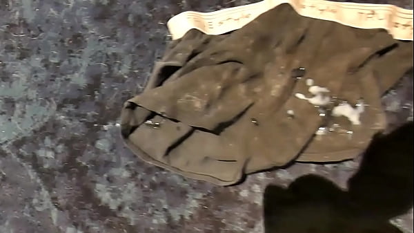 Cum on my stained pants (and the carpet) - cum ...