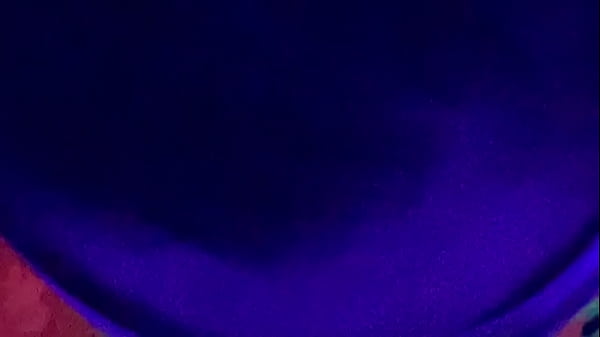 Sucking his dick under blue light - photos