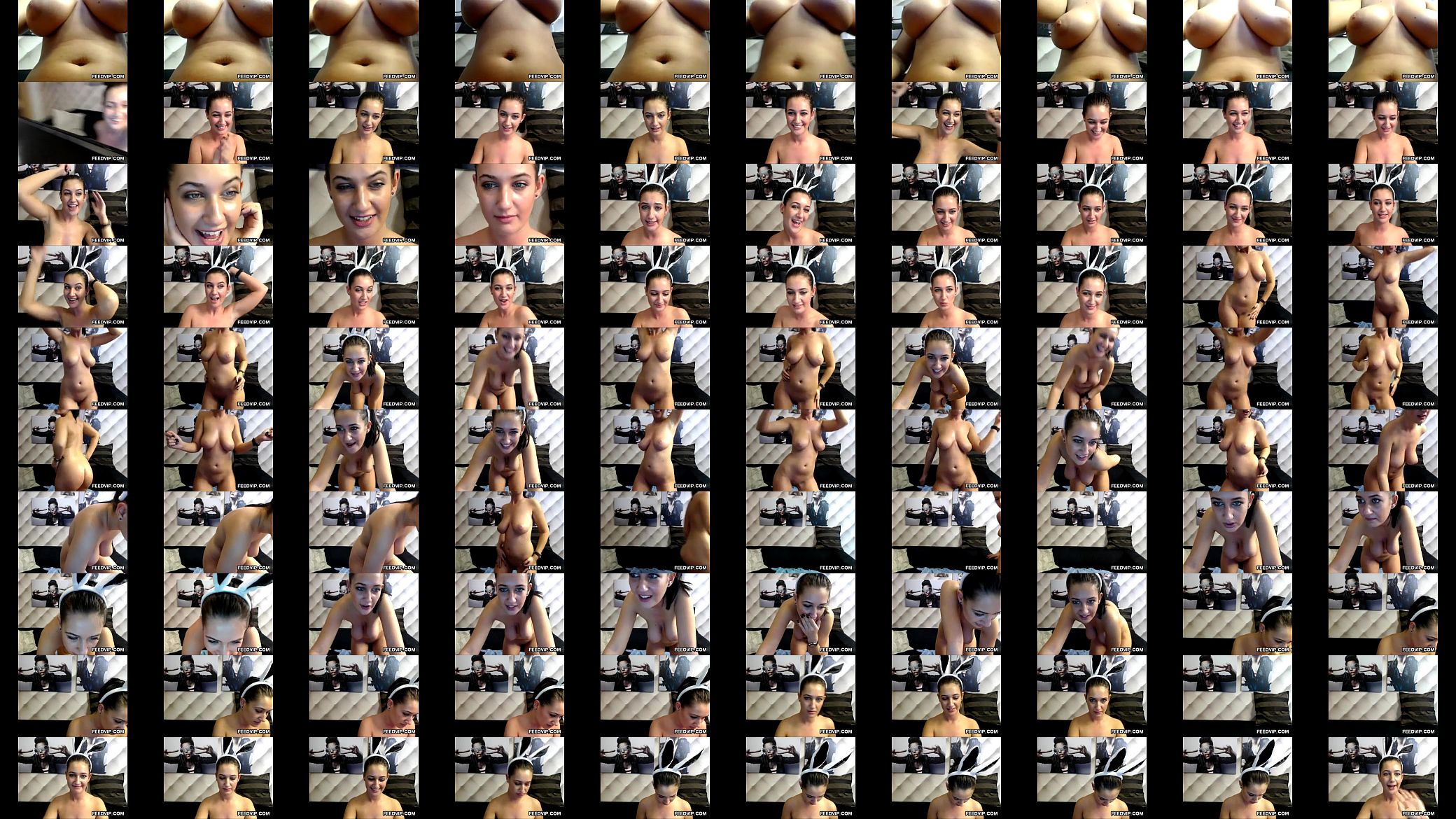 Busty Cam Girl With Rabbit Ears 预览图