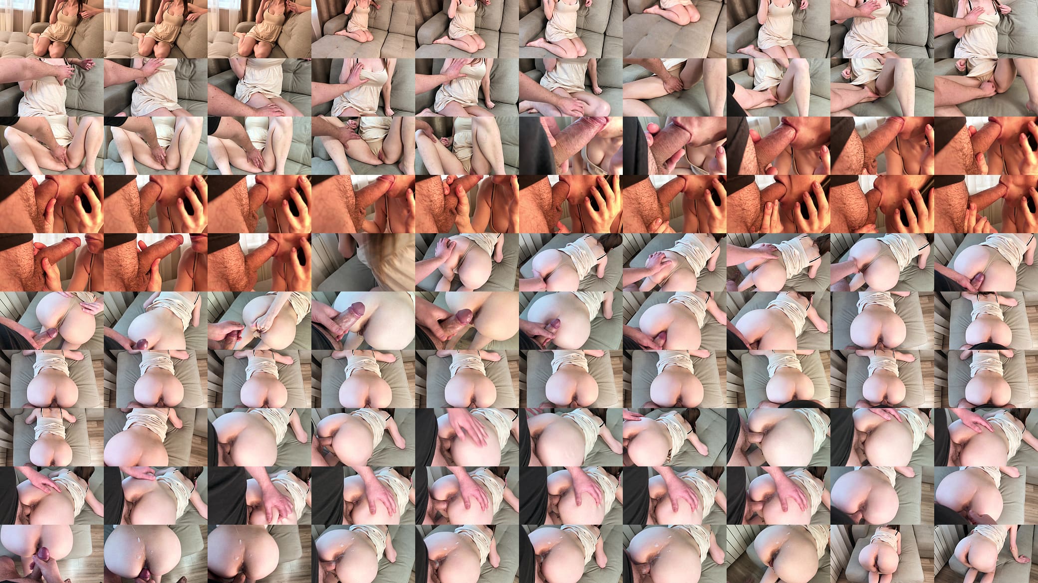 Stepson Fucks Stepmom while She Talks to Husband on the Phone - Russian Amateur with Dialogue 预览图