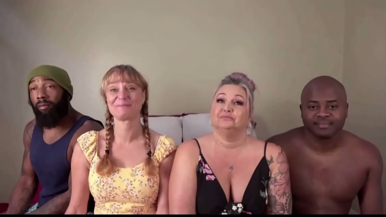 Desperate Amateurs hot big tit bbw milfs get their tight fat asses getting pounded hard wild swinger bbc action